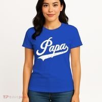 Papa Retro Style Father’s Day Gift For Funny Papa Grandpa Women's T-Shirt thumb 4