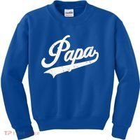 Papa Retro Style Father’s Day Gift For Funny Papa Grandpa Kids Sweatshirt thumb 0