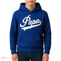Papa Retro Style Father’s Day Gift For Funny Papa Grandpa Kids Hoodie thumb 4