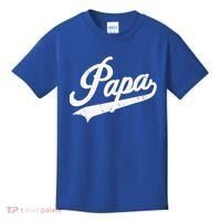 Papa Retro Style Father’s Day Gift For Funny Papa Grandpa Kids T-Shirt thumb 0