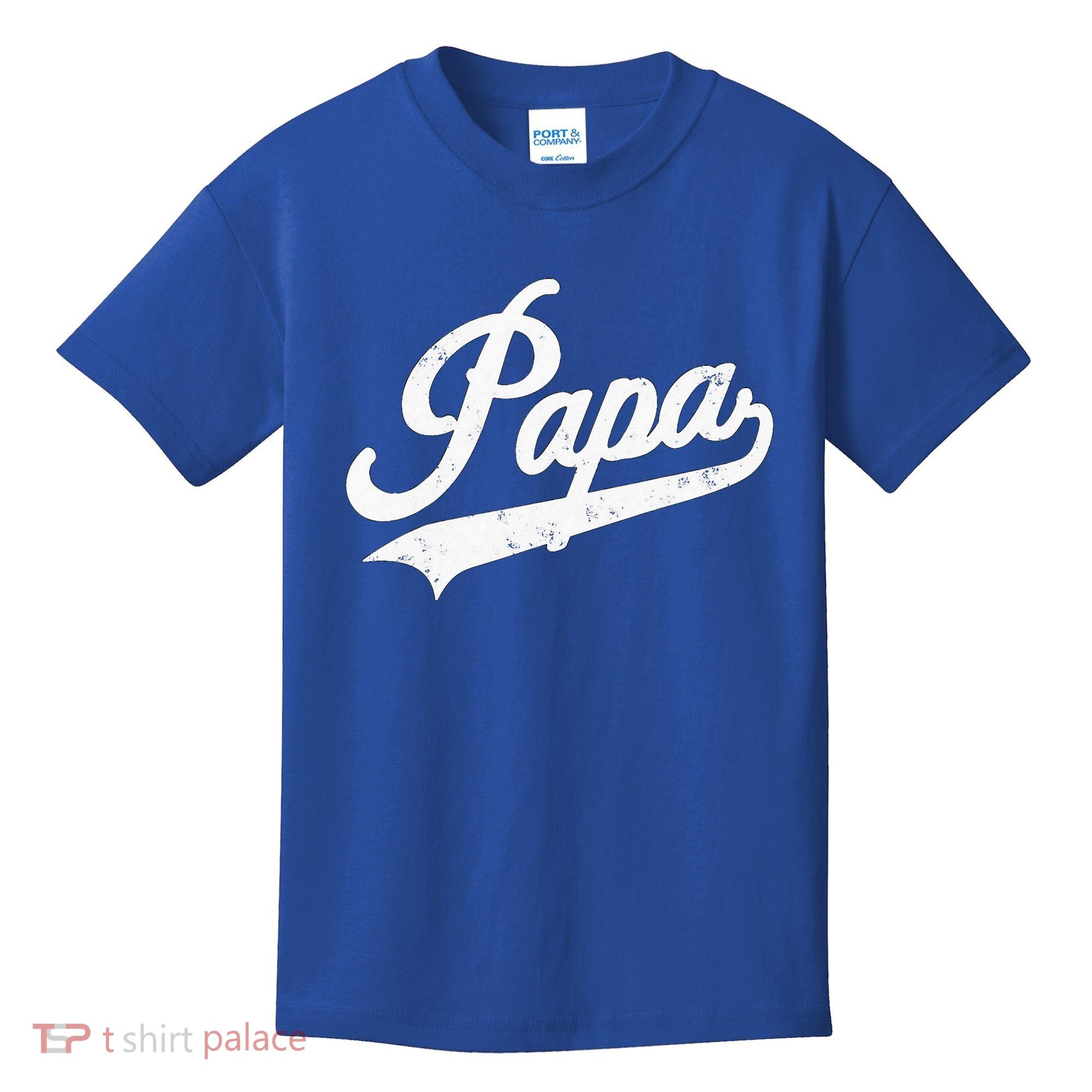 Papa Retro Style Father’s Day Gift For Funny Papa Grandpa Kids T-Shirt