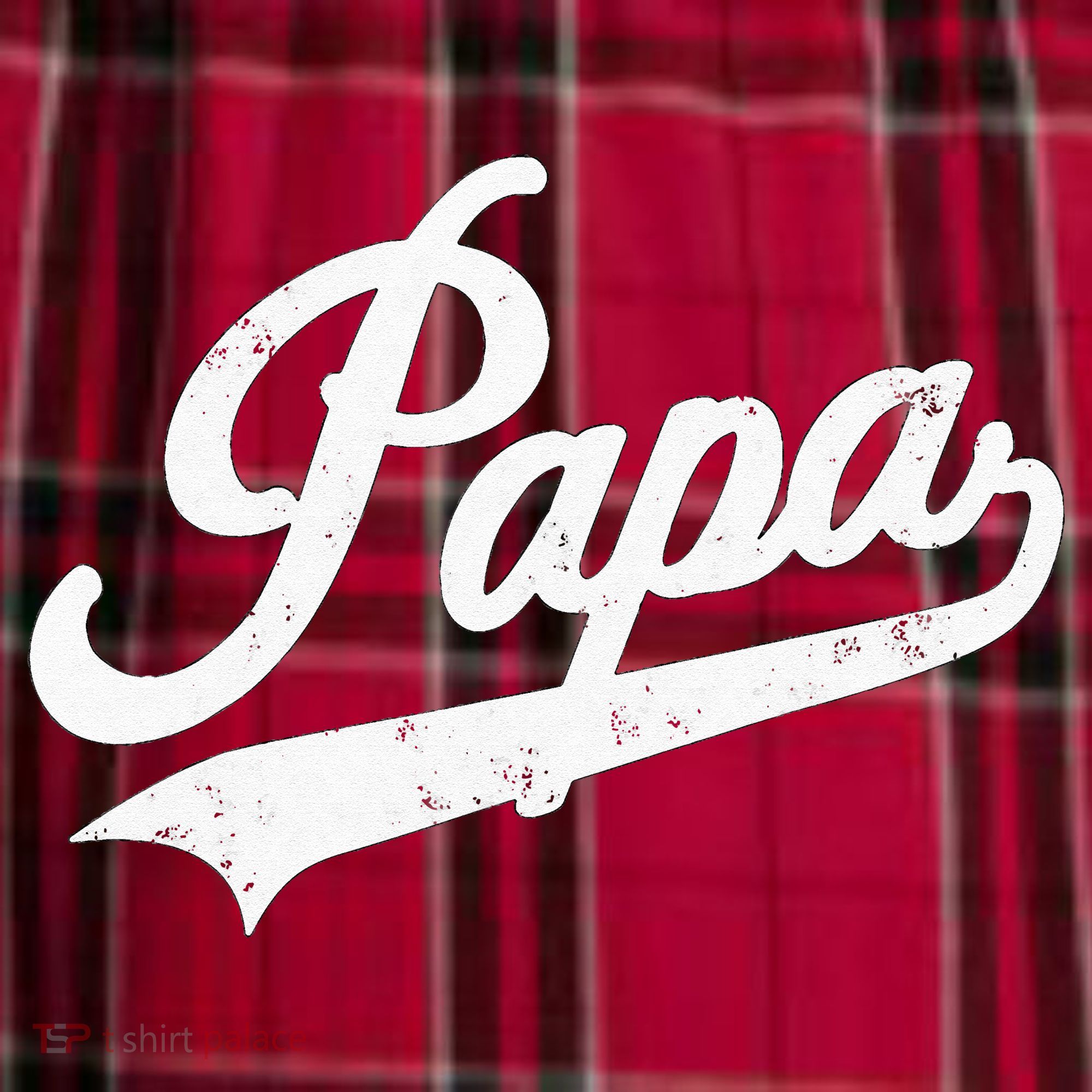 Papa Retro Style Father’s Day Gift For Funny Papa Grandpa Men's Flannel Plaid Pajama Pants