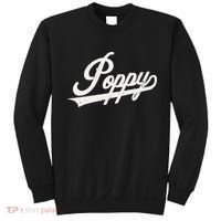 Poppy Retro Style Father’s day gift for Papa Grandpa Sweatshirt thumb 0