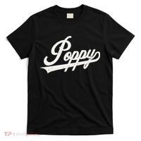 Poppy Retro Style Father’s day gift for Papa Grandpa T-Shirt thumb 0
