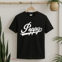 Poppy Retro Style Father’s day gift for Papa Grandpa T-Shirt thumb 2
