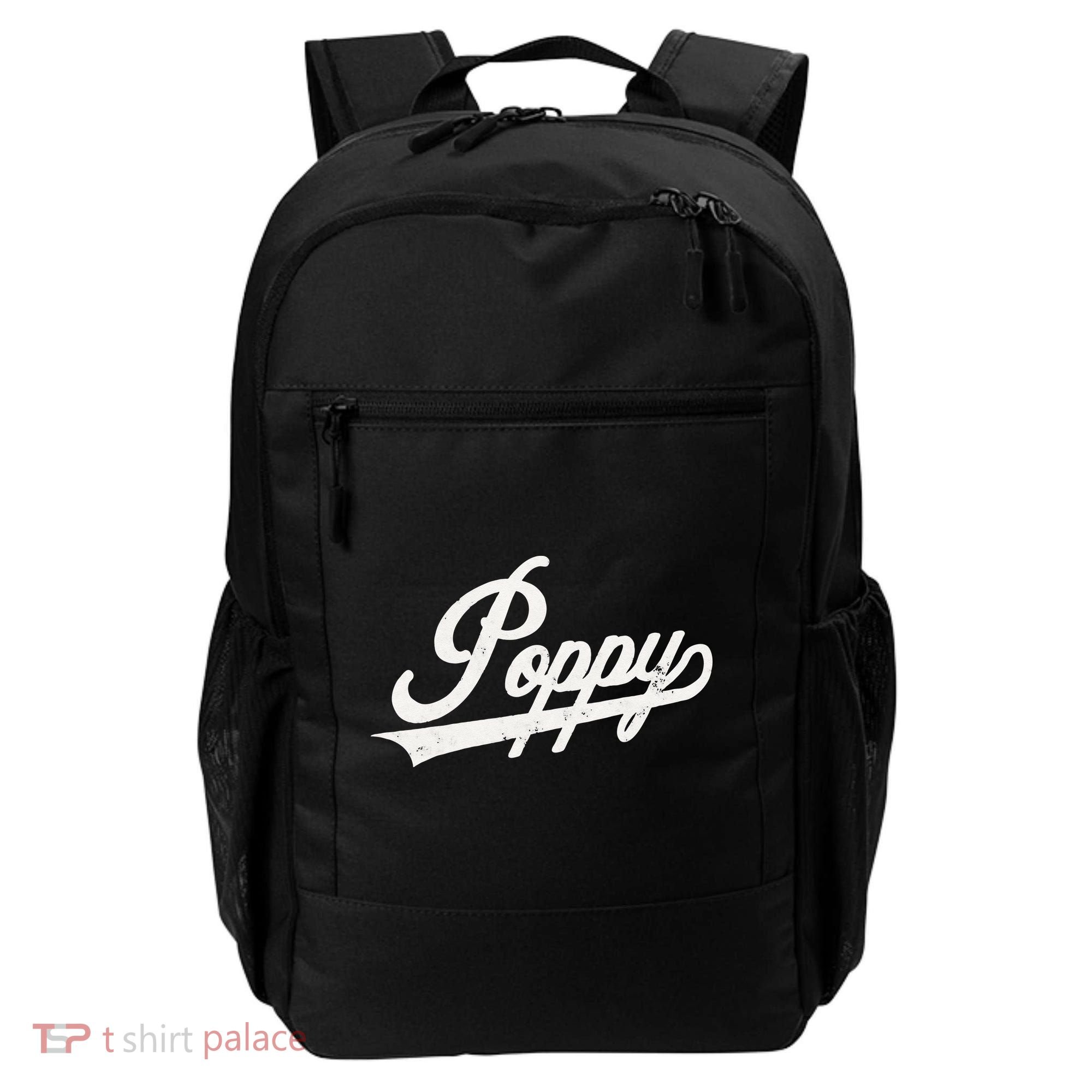 Poppy Retro Style Father’s day gift for Papa Grandpa Backpack