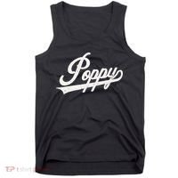Poppy Retro Style Father’s day gift for Papa Grandpa Tank Top thumb 0