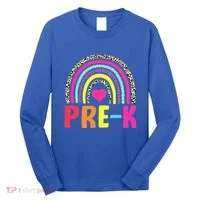 PreK Rainbow Squad Pre K Team Teacher Long Sleeve Shirt thumb 0