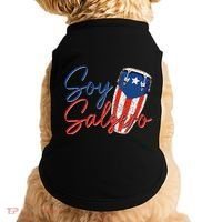 Puerto Rico Salsa Dancing Music Flag Caribbean Souvenir Doggie Tank thumb 0