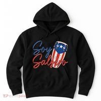 Puerto Rico Salsa Dancing Music Flag Caribbean Souvenir Hoodie thumb 0