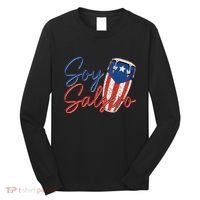 Puerto Rico Salsa Dancing Music Flag Caribbean Souvenir Long Sleeve Shirt thumb 0