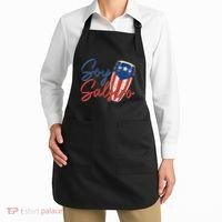 Puerto Rico Salsa Dancing Music Flag Caribbean Souvenir Apron thumb 2