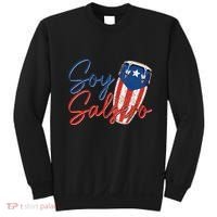 Puerto Rico Salsa Dancing Music Flag Caribbean Souvenir Sweatshirt thumb 0