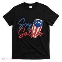 Puerto Rico Salsa Dancing Music Flag Caribbean Souvenir T-Shirt thumb 0
