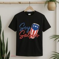 Puerto Rico Salsa Dancing Music Flag Caribbean Souvenir T-Shirt thumb 2