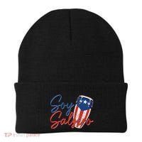 Puerto Rico Salsa Dancing Music Flag Caribbean Souvenir Beanie thumb 0