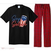 Puerto Rico Salsa Dancing Music Flag Caribbean Souvenir Pajama Set thumb 0