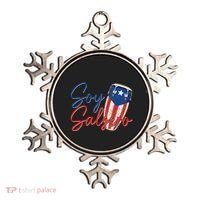 Puerto Rico Salsa Dancing Music Flag Caribbean Souvenir Ornament thumb 0