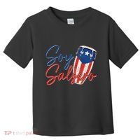 Puerto Rico Salsa Dancing Music Flag Caribbean Souvenir Toddler T-Shirt thumb 0