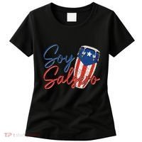 Puerto Rico Salsa Dancing Music Flag Caribbean Souvenir Women's T-Shirt thumb 0