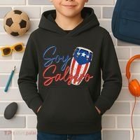 Puerto Rico Salsa Dancing Music Flag Caribbean Souvenir Kids Hoodie thumb 2