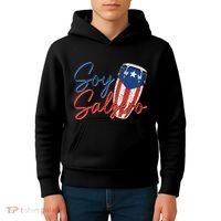 Puerto Rico Salsa Dancing Music Flag Caribbean Souvenir Kids Hoodie thumb 4