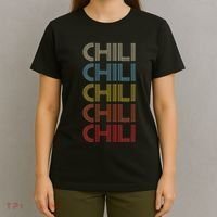 Pepper Retro Spicy Vintage Chili T-Shirt thumb 4