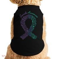 Purple Ribbon Suicide Prevention Awareness Doggie Tank thumb 0