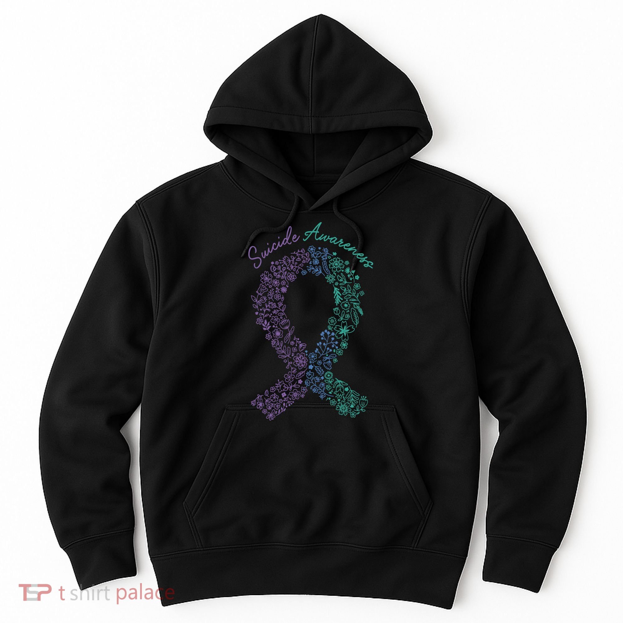 Purple Ribbon Suicide Prevention Awareness Hoodie