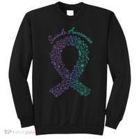 Purple Ribbon Suicide Prevention Awareness Sweatshirt thumb 0