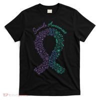 Purple Ribbon Suicide Prevention Awareness T-Shirt thumb 0