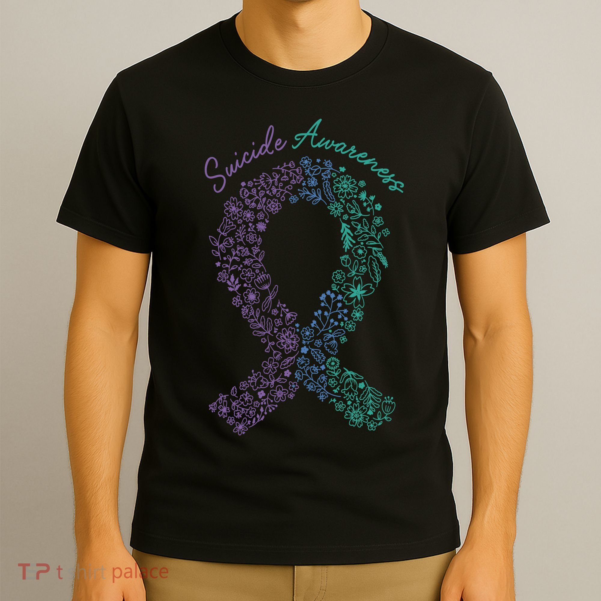 Purple Ribbon Suicide Prevention Awareness T-Shirt