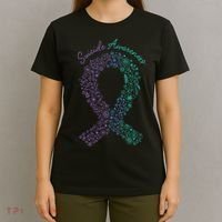 Purple Ribbon Suicide Prevention Awareness T-Shirt thumb 4