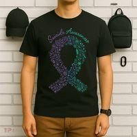 Purple Ribbon Suicide Prevention Awareness T-Shirt thumb 6