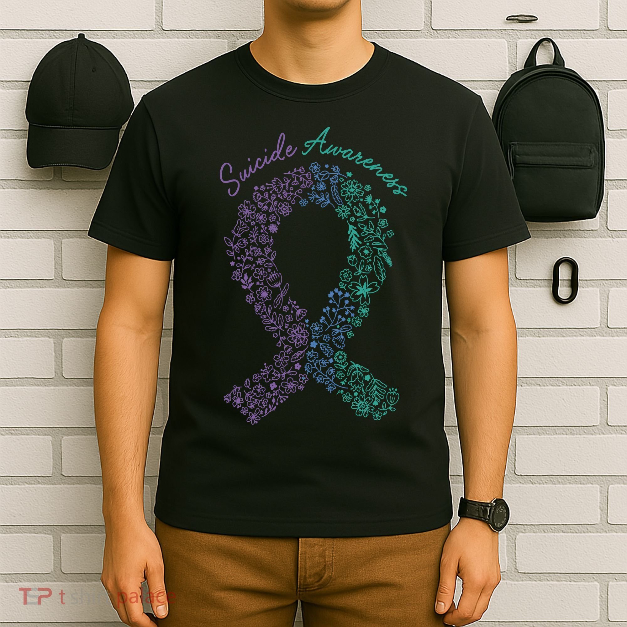 Purple Ribbon Suicide Prevention Awareness T-Shirt