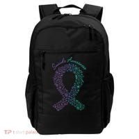 Purple Ribbon Suicide Prevention Awareness Backpack thumb 0
