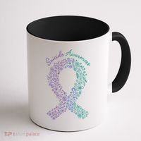 Purple Ribbon Suicide Prevention Awareness Coffee Mug thumb 1