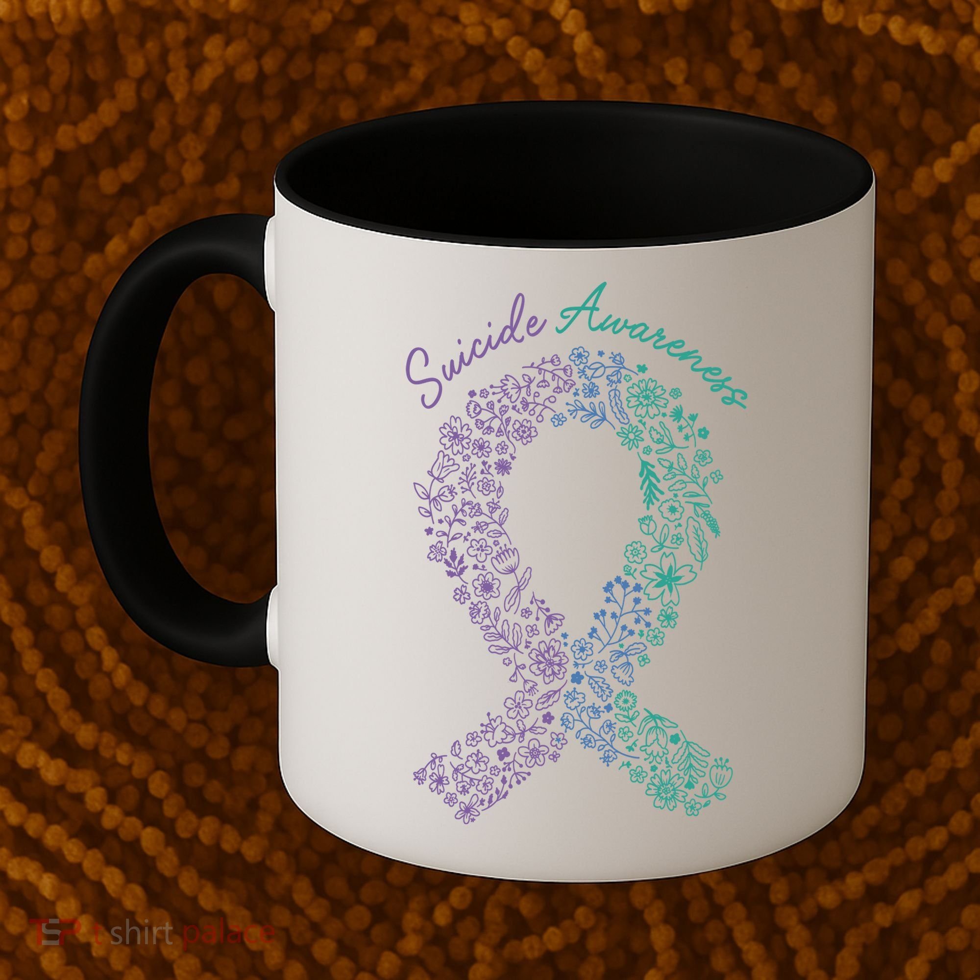 Purple Ribbon Suicide Prevention Awareness Coffee Mug