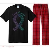 Purple Ribbon Suicide Prevention Awareness Pajama Set thumb 0