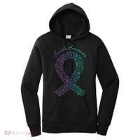 Purple Ribbon Suicide Prevention Awareness Women's Hoodie thumb 0