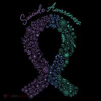 Purple Ribbon Suicide Prevention Awareness Women's Hoodie thumb 2