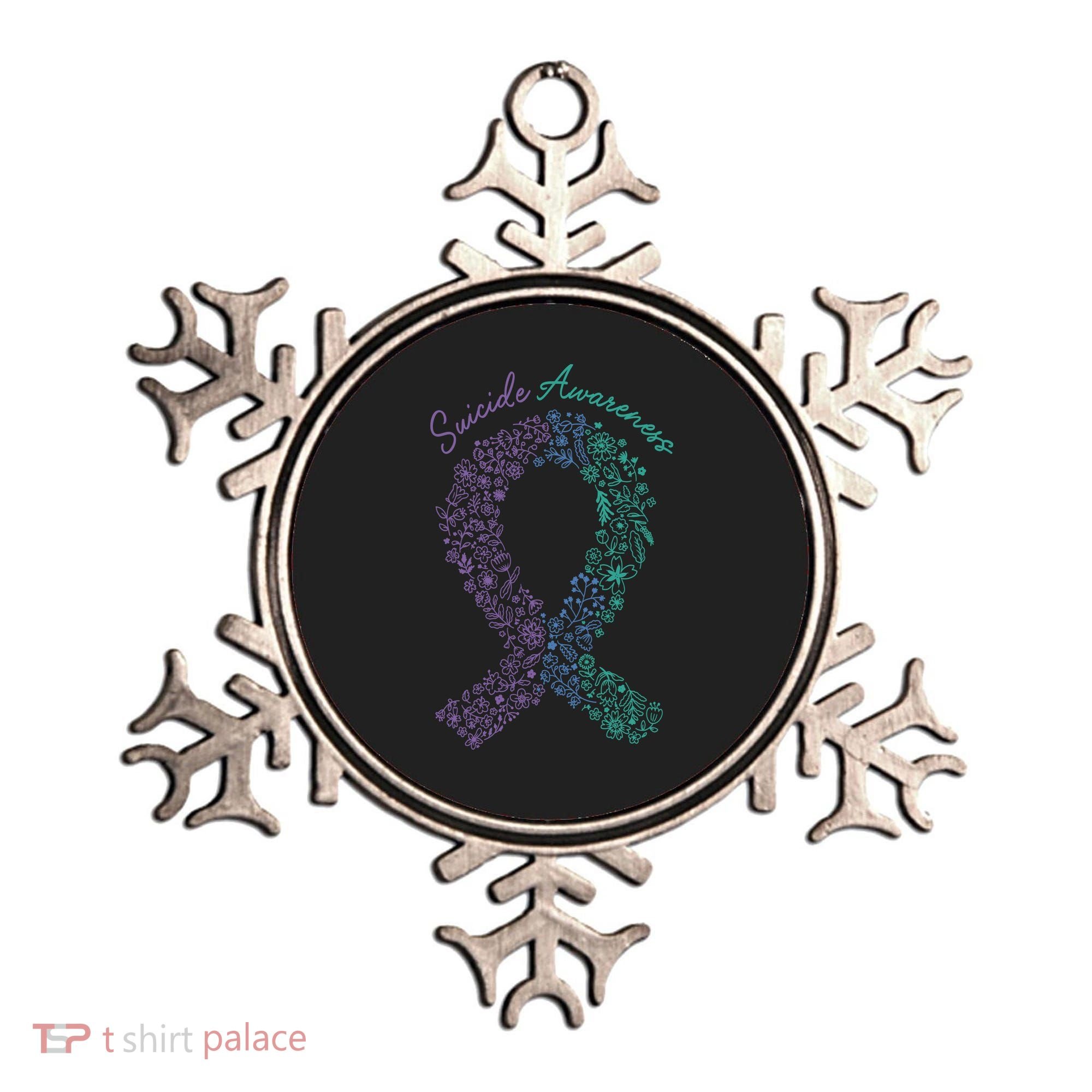 Purple Ribbon Suicide Prevention Awareness Ornament