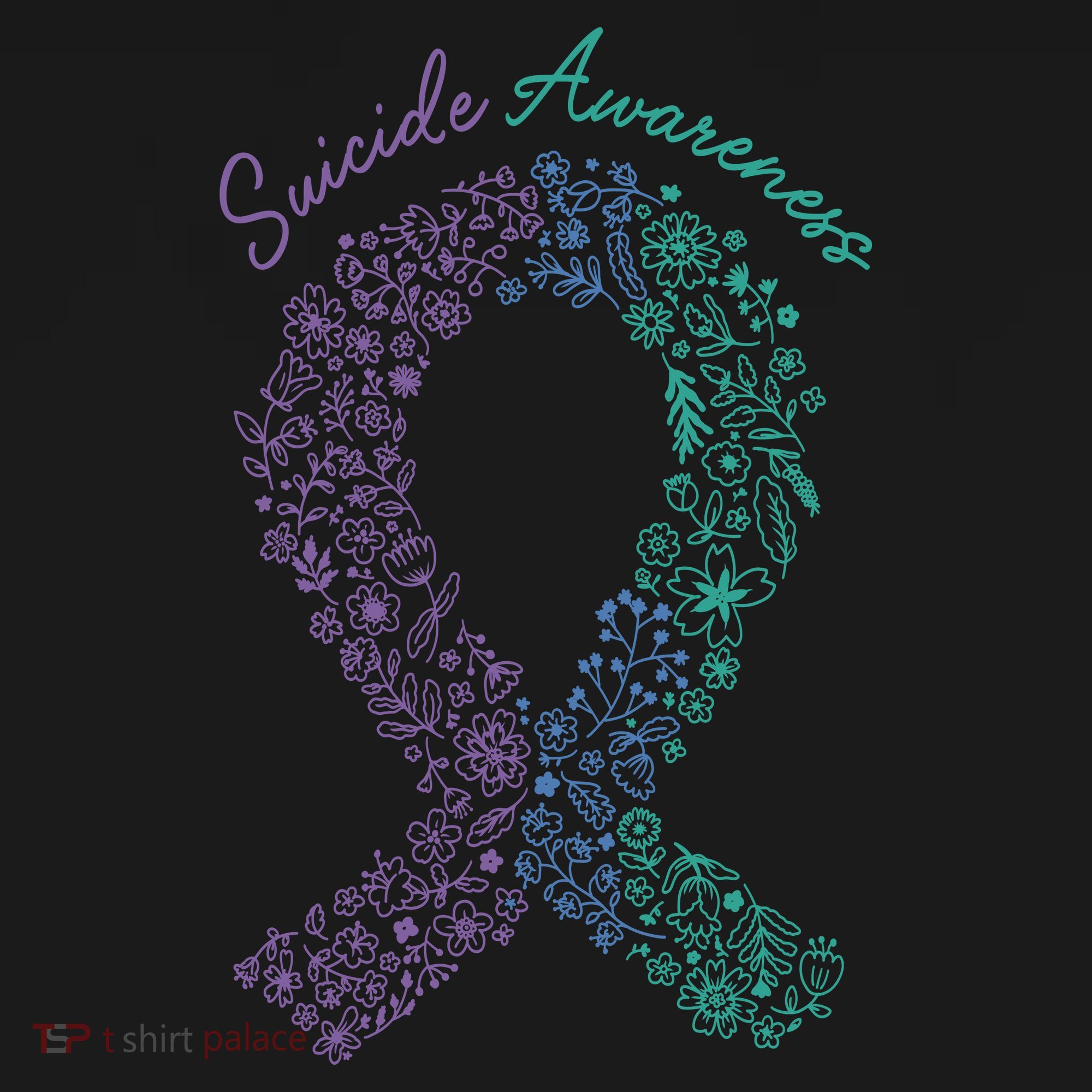 Purple Ribbon Suicide Prevention Awareness Baby Bodysuit