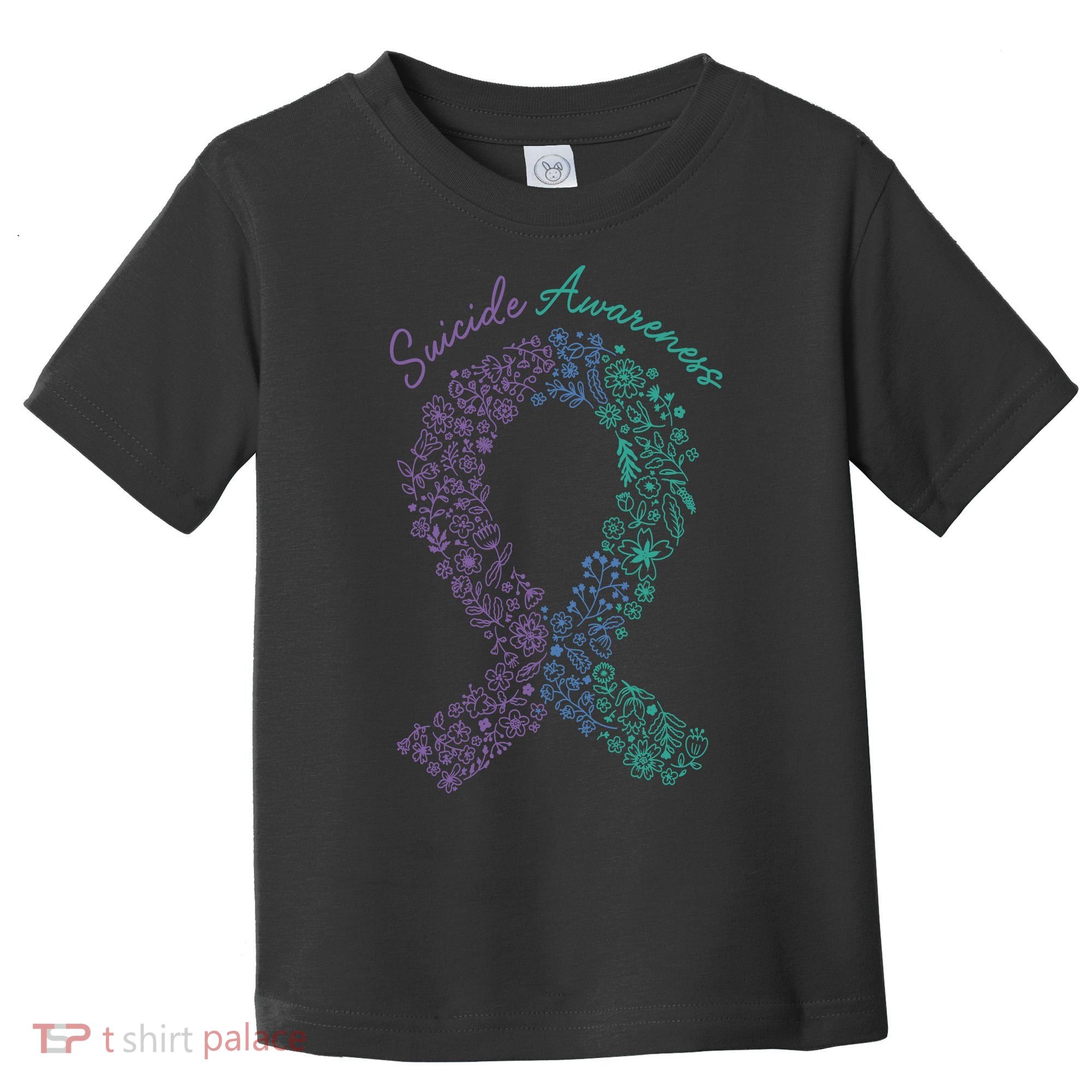Purple Ribbon Suicide Prevention Awareness Toddler T-Shirt