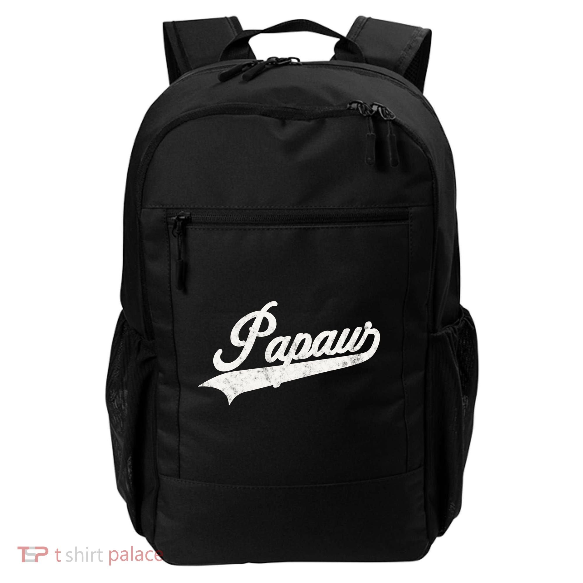Papaw Retro Style Funny Father’S Day Gift For Dad Grandpa Gift Backpack