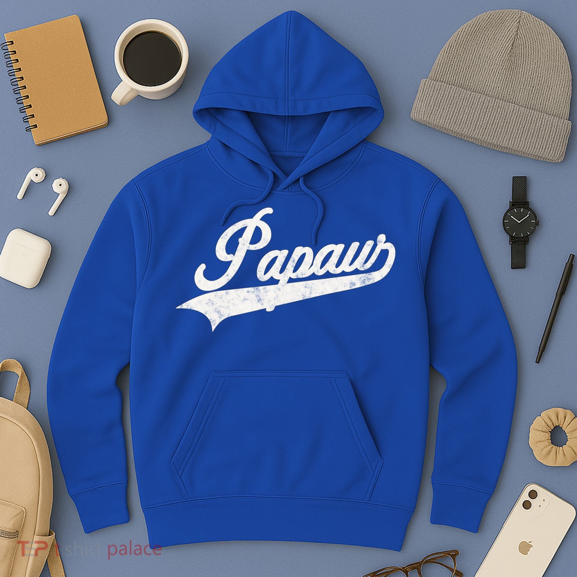 Papaw Retro Style Funny Father’S Day Gift For Dad Grandpa Gift Hoodie