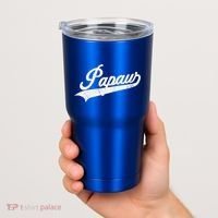 Papaw Retro Style Funny Father’S Day Gift For Dad Grandpa Gift Tumbler thumb 2