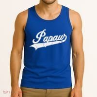 Papaw Retro Style Funny Father’S Day Gift For Dad Grandpa Gift Tank Top thumb 3