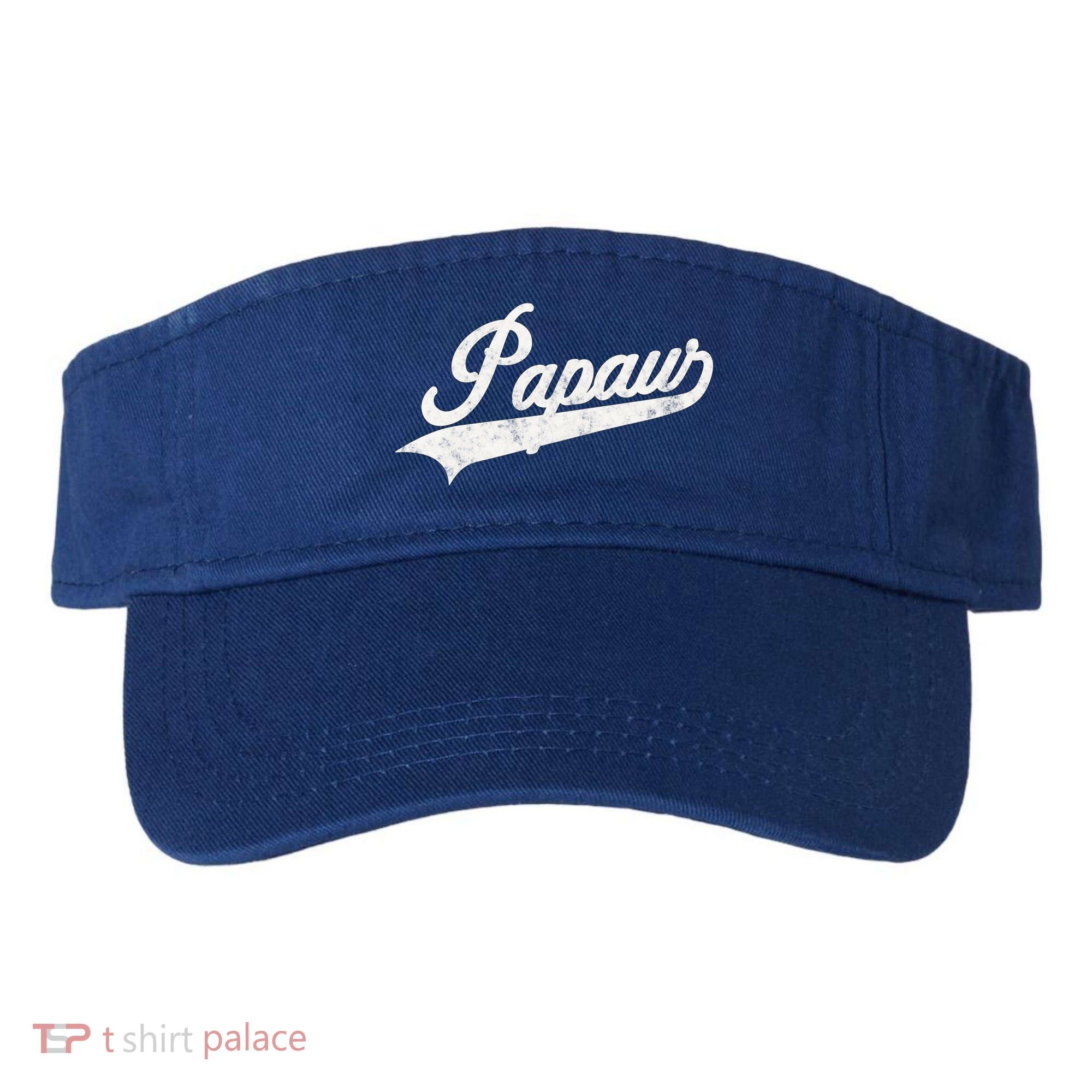 Papaw Retro Style Funny Father’S Day Gift For Dad Grandpa Gift Visor