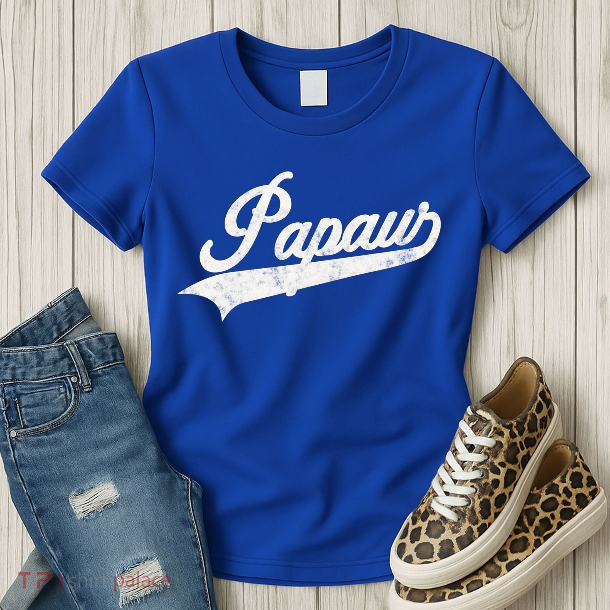Papaw Retro Style Funny Father’S Day Gift For Dad Grandpa Gift Women's T-Shirt
